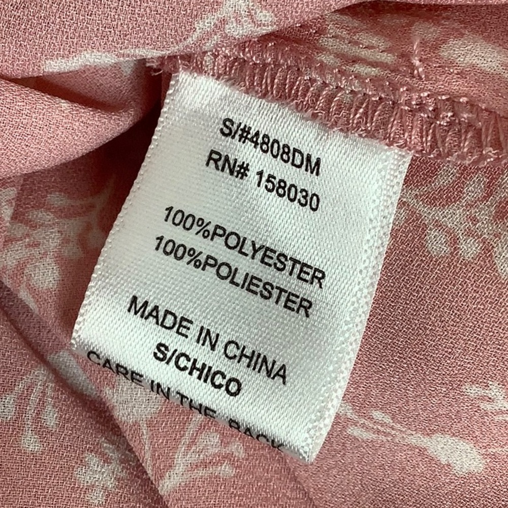 Love Tree Smocked Milkmaid Ditsy Floral Dress Size S - Picture 11 of 14